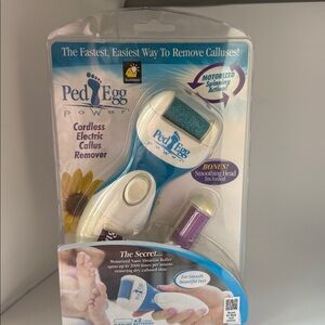 NIB Ped Egg power cordless electric callus remover